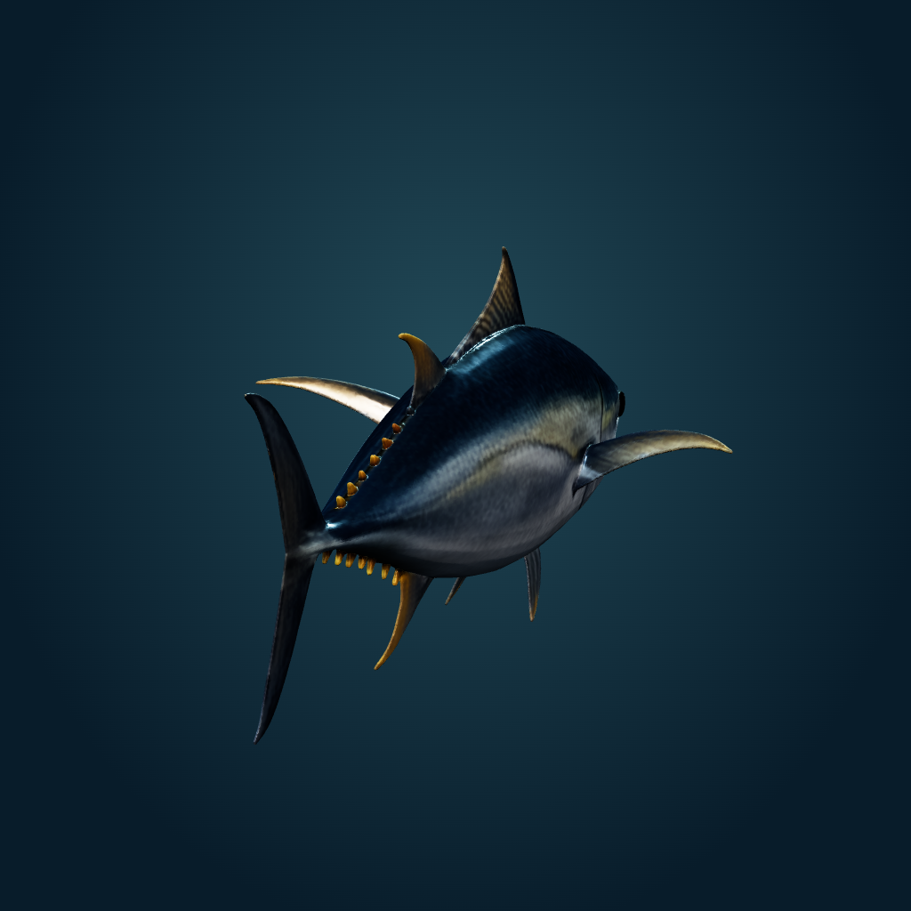 Rendered Bluefin Tuna mesh